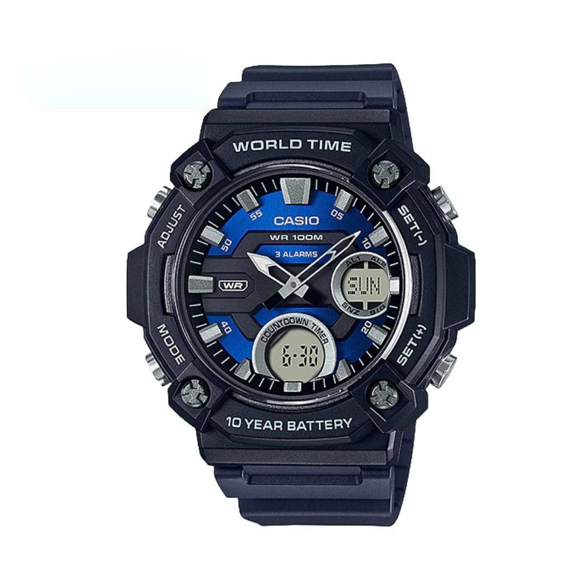 MONTRE CASIO HOMME CHRONO SILICONE